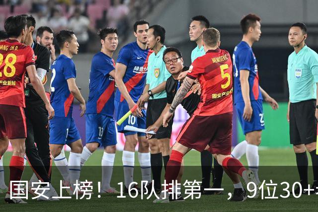 国安上榜！16队排第一，9位30+老将冠绝联盟，何时完成新老交替？